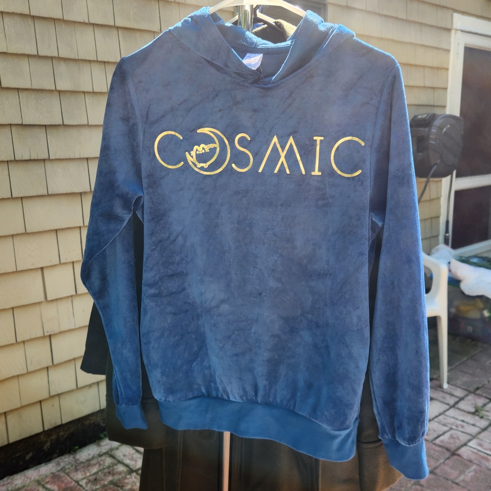 Pusheen Blue Cosmic Hoodie Sz XS NWT